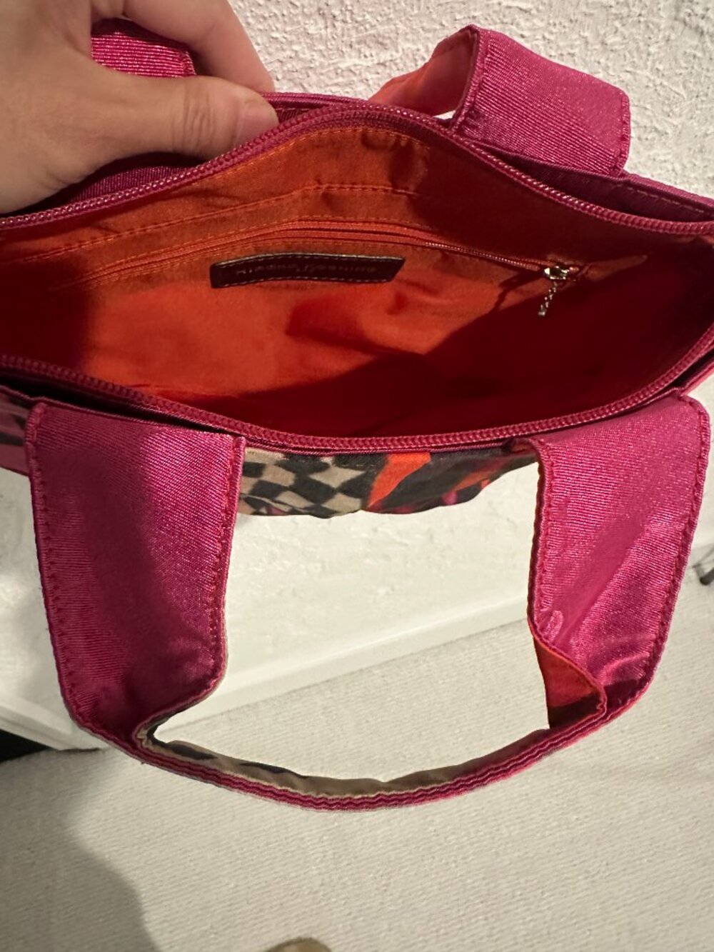 Hiroko Koshino Sac Colorful Mini Tote Bag – Lightweight Japanese Designer Bag - Picture 6 of 8